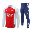 Arsenal Sweat d'Entraînement Quarter-Zip 2024-25 Rouge Pour Homme